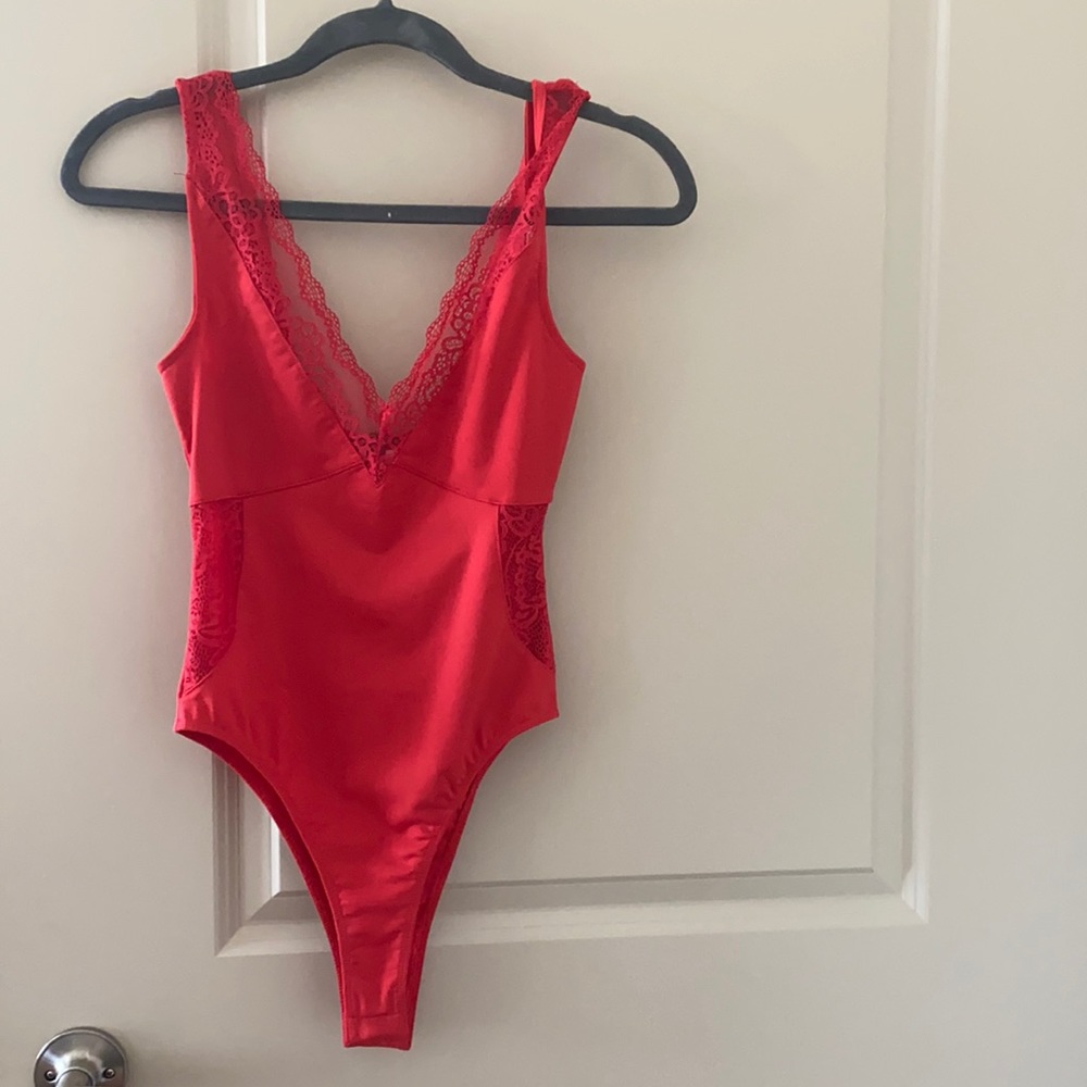 Red bodysuit XS from Lulus